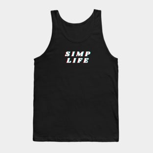 Simp Life v3 - White Out Tank Top